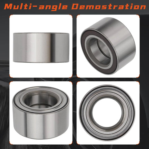 Front Wheel Bearing Pair 510030 Fits Acura Integra 1994-2001, Acura EL 1997-2005, Honda Civic 1992-2005, Civic Del Sol 1994-1997 Without ABS