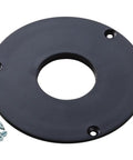 Router Plate Insert With 1-1/2 Inch Opening For Standard Plates, 4 Inch Outer Diameter Fits 3-1/4 Inch Openings, shown with screws
