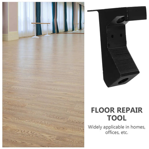 No More Squeaks Wood Floor Repair Kit With Aluminum Alloy Screws For Five Eighths Inch Or Thicker Boards Easy Gap Fixer For Home And Office Use Reinforce And Restore Hardwood Floors, black floor repair tool