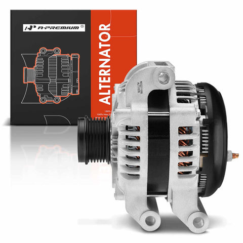 Beefed Up 220A 12V CW Alternator With 6 Groove Pulley For Jeep Grand Cherokee 2011-2021, product image