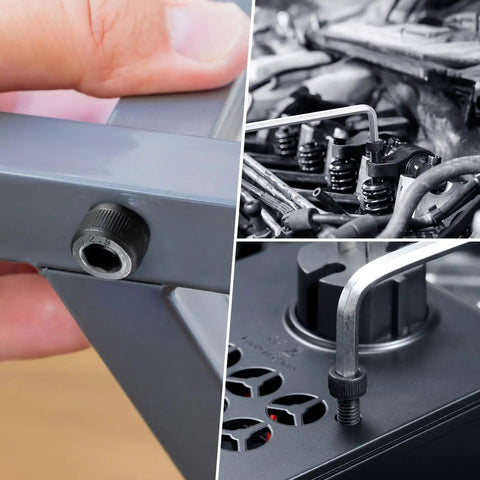 810Pcs M3 Hex Socket Head Screws Set With Nuts And Washers used in 3D printers and mechanical assembly, close-up of application in projects