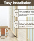 16 Piece Pocket Door Bottom Guides Set For Sliding Doors Universal Fit Interior Doors Jamb Mounted Aluminum Track System With 8 Heavy Duty Guides And 8 Rust Proof Screws For Quick Replacement And Smooth Gliding installation instructions