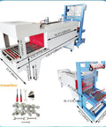 Automatic Heat Shrink Sleeve Sealing And Cutting Machine For PE POF PP PVC Films, 70.9 x 31.3 x 57.5 inches for foam box wrapping.