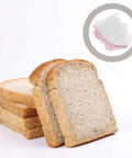 Clear Resealable Cookie Bags 10x15cm Self Sealing Snack Bags OPP Pouches Pack Of 100 for storing sliced bread