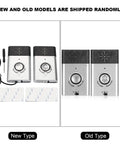 Wireless Intercom Doorbell showing new and old types, USB power cable, and installation accessories for easy setup.