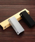 Hidden Cabinet Handles Set Of 2 Heavy Duty Aluminum Finger Pull And Tab Pull For Kitchen Cabinets Doors Drawers And Sliding Panels