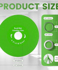 Heavy Duty 4.5 Inch Diamond Cutting Disc Set For Angle Grinder Ultra Thin Rock Slab Grinding Wheel No Sweat measuring 4.5 inch.