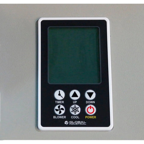 Control panel for Badass Heavy Duty Portable Air Conditioner Knocks Out Excess Heat 21000 BTU Cools Up To 540 Square Feet.