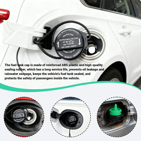 Leak Proof 2.44 Inch Fuel Tank Cap Replacement For Volkswagen And Audi Sealed Filler Cap installed on car