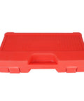 Red plastic case for Heavy Duty 3 Jaw Slide Hammer Puller Set Built Tough For Quick Gear Bearing And Flywheel Removal.