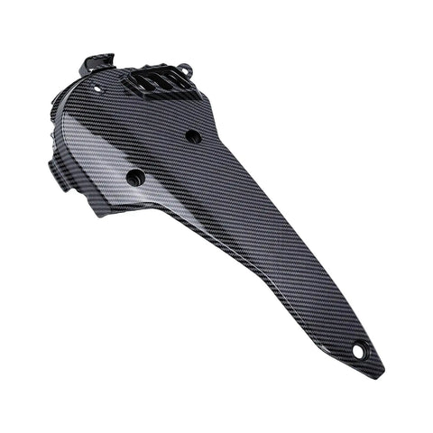 Direct Replacement Transmission Case Cover For Honda PCX160 2021 2025 carbon ABS shield with detailed pattern.