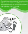 Heavy Duty Water Pump Replacement For Thermo King Tripac APU Evolution TK270 TK370 TK374 shown with mounting gasket and hardware.