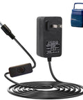 Polar Care Cube 6V Power Cord Replacement With On Off Switch 10 Foot DC Charging Cable 600mA Output Compatible With Kodiak Ice Machine Chargers And 10698 Adapters No Fuss Plug In Power Supply For Ice Therapy