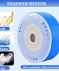 Blue PU Air Hose 4mm OD 2.5mm ID, 525 Ft Long Pneumatic Tubing showing durability for oil, water, and air transfer