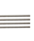 Stainless steel fully threaded rods, four 12-inch lengths, 5/16-18, 304 grade, right-hand threads, low magnetism
