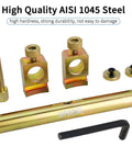 Universal Ribbed Drive Belt Pulley Puller And Crankshaft Pulley Removal Tool in high-quality AISI 1045 steel components