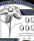 3D Flower Welding Practice Kit Newbie Friendly With 10 Piece Carbon Steel Set showcasing metal flower components
