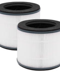 AP-T10FL Replacement Filter 2 Pack For AP-T10 Air Purifier Series Compatible With AP-T10-BK AP-T10-WT High Efficiency Filtration