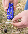 Irrigation All-In-One Multi Tool With 15 Tools And Four Irrigation Specific Bits, Stainless Steel With CR7 Knife Blade, Built For Heavy Duty Use, Blue