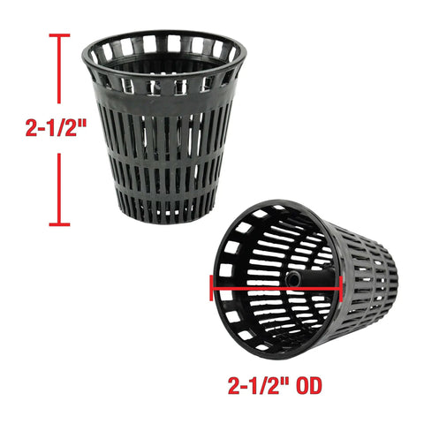 Hair Catcher Baskets Black Set Of 3 For Shower Drains Stop Hair And Debris From Clogging Your Drain Durable Plastic 2-1/2 inch OD