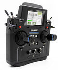 Top Tier 18 Channel RC Transmitter With 3.5 Inch TFT Touchscreen And Crisp 5D Hall Sensor Gimbals for precise heavy machinery control.