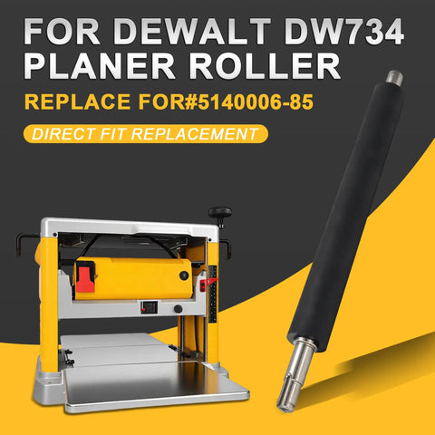 Keep Your Planer Rolling Smooth With This Solid Replacement Planer Roller built for Dewalt DW734, rubber-coated steel for easy fit.