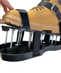 Lawn Aerator Shoes With No Fuss Self Leveling Spikes And Spring System 3 Inch Ground Stakes For Garden Grass on boot