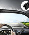 Top Shelf Hella Durable 4 Pack Frameless Windshield Wiper Blade Refills Easy Install All Season Natural Rubber Boneless Strips visibility during rain