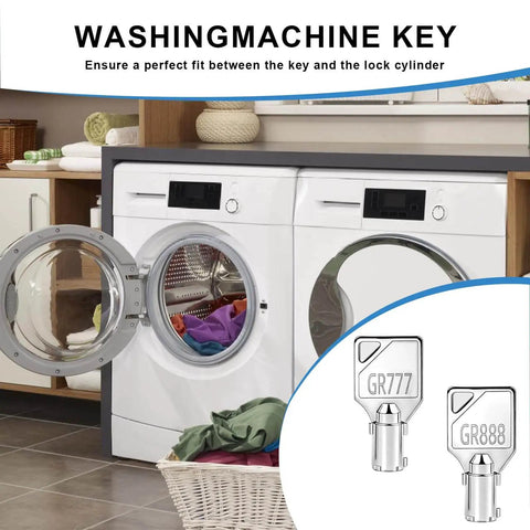 Key Set For Speed Queen GR777 GR800 GR888 GR100 GR999 Commercial Washers And Dryers, Naerza Lock And Key System