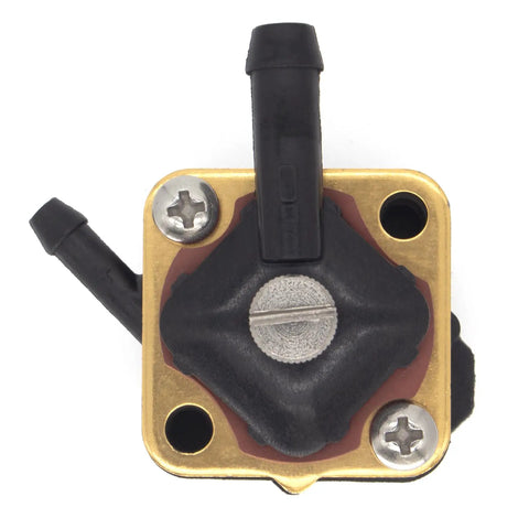 Top view of Fuel Pump With Straps And Gasket For Johnson Evinrude Outboard Motors 6 To 25 HP Replacement Kit Plug And Play Easy Install