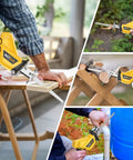 Cordless Reciprocating Saw With 20V Battery And Charger Variable Speed 0 to 3500 SPM Tool Free Blade Change
