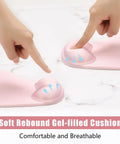 Ergonomic Gel Wrist Rest Mouse Pad With Non Slip PU Base Memory Foam Comfort For Pain Relief Super Comfy Pink Desk Pad
