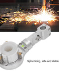 Check Out This Awesome 35Mm Plasma Torch Clamp With Anti Collision Fixture For Your Cnc Cutting Machine, Featuring A Nifty 25Mm Lifting Rod That Lets The Torch Shake 360 Degrees To Prevent Any Serious Damage And Keep Your Setup Running Smooth Like, with nylon lining and aluminum body.