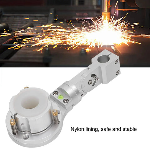 Check Out This Awesome 35Mm Plasma Torch Clamp With Anti Collision Fixture For Your Cnc Cutting Machine, Featuring A Nifty 25Mm Lifting Rod That Lets The Torch Shake 360 Degrees To Prevent Any Serious Damage And Keep Your Setup Running Smooth Like, with nylon lining and aluminum body.