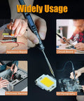 Ts101 Portable Soldering Iron With PD And DC Dual Power used for appliance repair, circuit board, electronic devices, and DIY pyrography