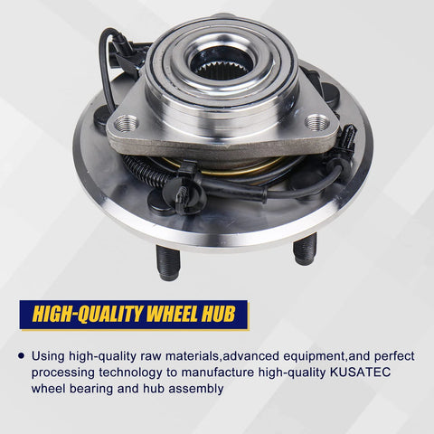 Front Wheel Bearing And Hub Assembly 515113 For Dodge Ram 1500 2006 2007 2008 Front Position 5 Lug ABS