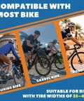 Cyclists on touring, gravel, and road bikes compatible with 1 Pack 700x35C To 700x43C Bike Inner Tube With 48mm Schrader Valve