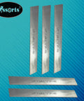 Set Of 5 HSS Trapezoid Lathe Blades One Eighth By Three Quarter By Six Inches For Parting Cut Off And Tool Holders
