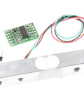1kg 5kg 10kg 20kg Load Cell And HX711 Combo Pack Kit With Aluminum Alloy Load Cell High Precision Weight Sensor And HX711 Amplifier Board For Fast And Precise Scale Projects For DIY Makers, aluminum load cell and HX711 board with jumper pins