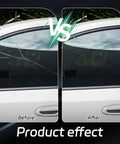 Before and after effect of using Windshield Chip Repair Kit For Quick Fixes 2026 Glass Repair Liquid on car window crack