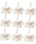 Wooden Dream Catcher DIY Kit With 50 Unfinished Hollow Wood Shapes For Painting Boho Hanging Wall Decor Ornaments For Bedroom Living Room And Craft Projects, 50-piece set