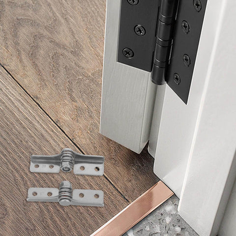 Stainless Steel Torque Hinge Set With Damping For Doors Cabinets And Windows 0.8 Nm Positioning Hinge shown on wooden floor