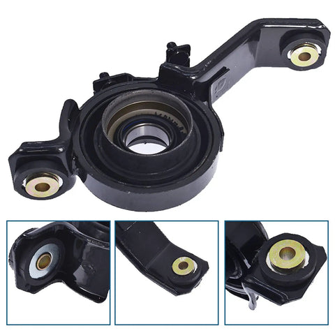 Direct Swap Drive Shaft Center Support Bearing For Chrysler Compass 2007 Through 2017 Heavy Duty Rubber Steel Construction Plus Zero Hassle Bolt Up Install Built To Last close-up image showing durable design and mounting points.