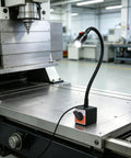 Heavy Duty Led Magnetic Work Light With Flexible Gooseneck Lamp providing 550 to 650 lumens in an industrial setting.