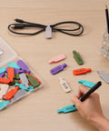 Large Size Cable Cord Labels For Wire Organization And Identification No Tape Or Twist Ties Needed Easy To Write On For Computer Cords power cable label