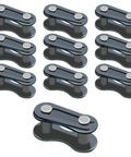 10 Pack Bike Chain Master Links For Bicycle Repair Kit Heavy Duty Carbon Steel Roller Chain Connectors for Single Speed Bikes