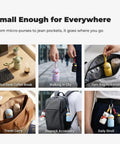 Snag This On The Fly Mini Insulated Water Bottle Featuring Double Wall Vacuum Seal Technology, Portable Coffee Cup And Travel Tumbler, Adorable Capybara Print bag carry in various everyday situations.