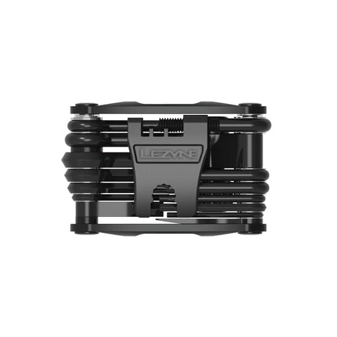 Front view of RAP II Bicycle Multi Tool With 25 CO2 Cartridges, Anti Corrosion Bits, Chain Breaker Tool, CO2 Inflator, Hex Keys
