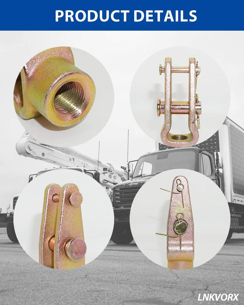 Four Pack Slack Adjuster Clevis Double Pin Kit With Straight Pins For Heavy Duty Air Brake Linkage Built To Last