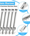 Five Pack Stainless Steel Burners With Heat Plates And Electronic Igniters Replacement Kit For 7200888 7200888N And 7200830H
